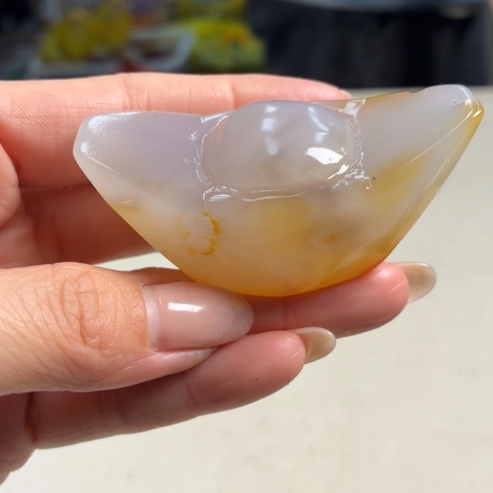 玛瑙/玉髓未镶嵌吊坠(不含链)