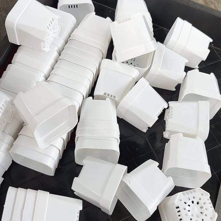 50白小方盆5公分40个