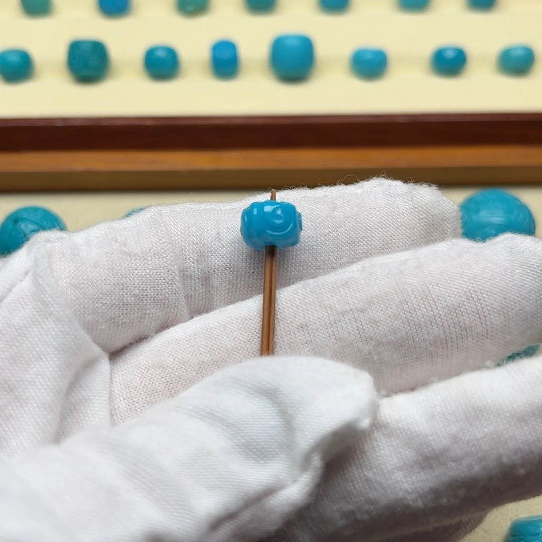 绿松石未镶嵌天然原矿绿松石无镶嵌博古8.6