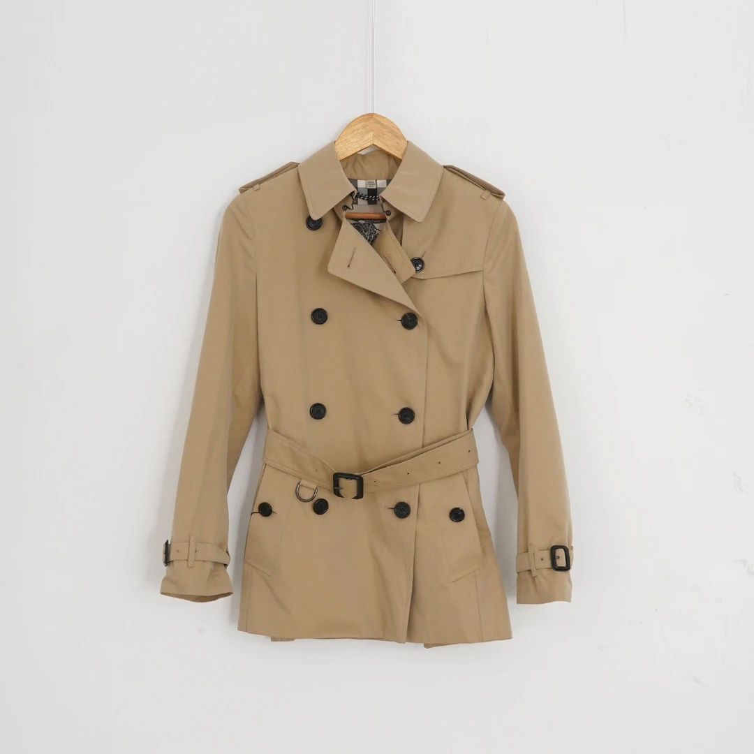 99新 BURBERRY/博柏利 绵/SC1125/风衣/UK6码