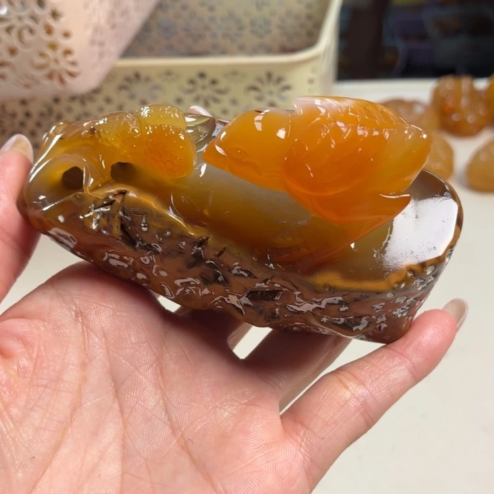 玛瑙/玉髓未镶嵌吊坠(不含链)