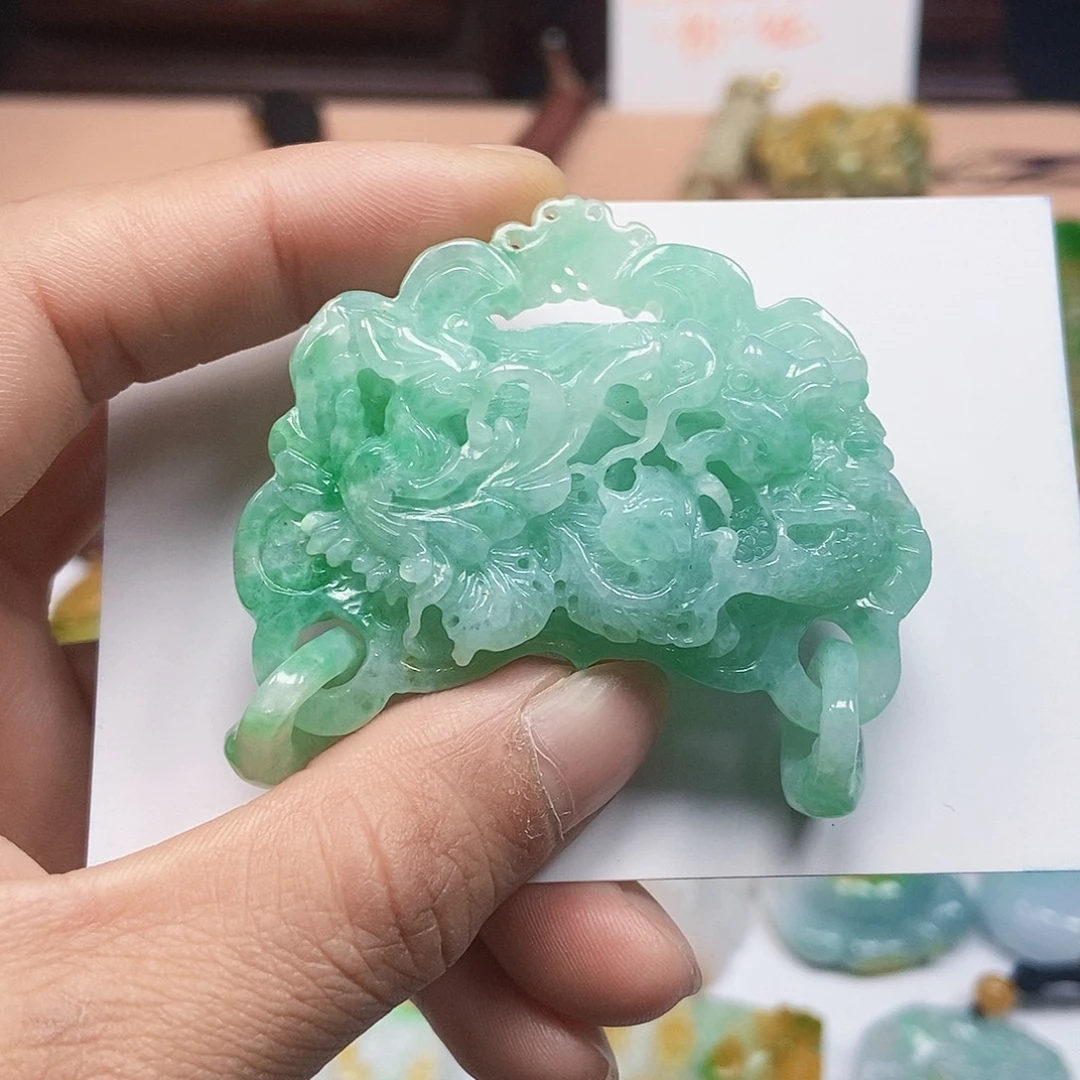 定制翡翠未镶嵌翡翠A货一物一证