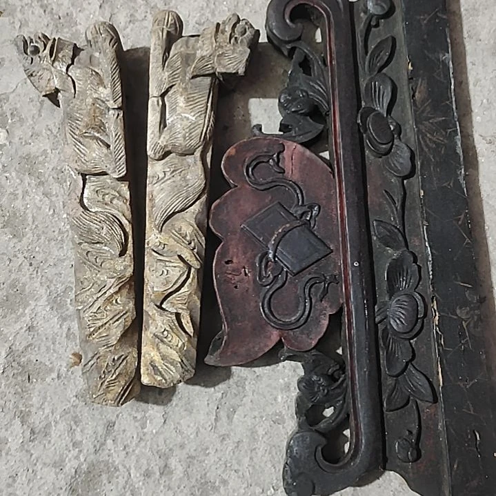 香榧木手工人物木雕花板