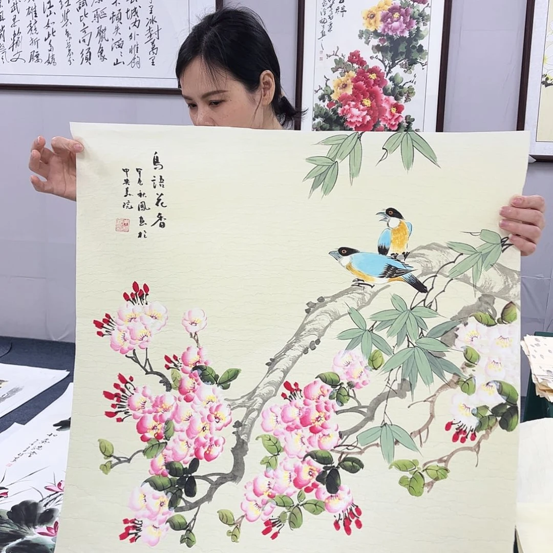 国画宣纸国画纯手绘作品
