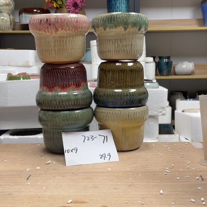 紫砂花盆多肉花盆微瑕71