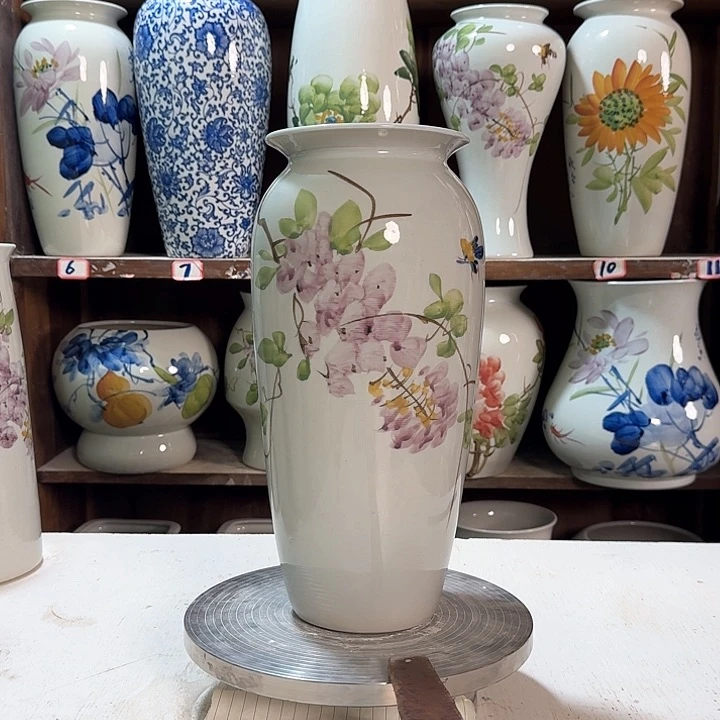 瓶高32紫藤 新款陶瓷