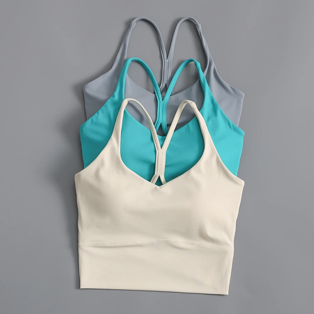 遮副乳夏季防震美背固定杯健身文胸外穿高端跑步普拉提瑜伽服背心
