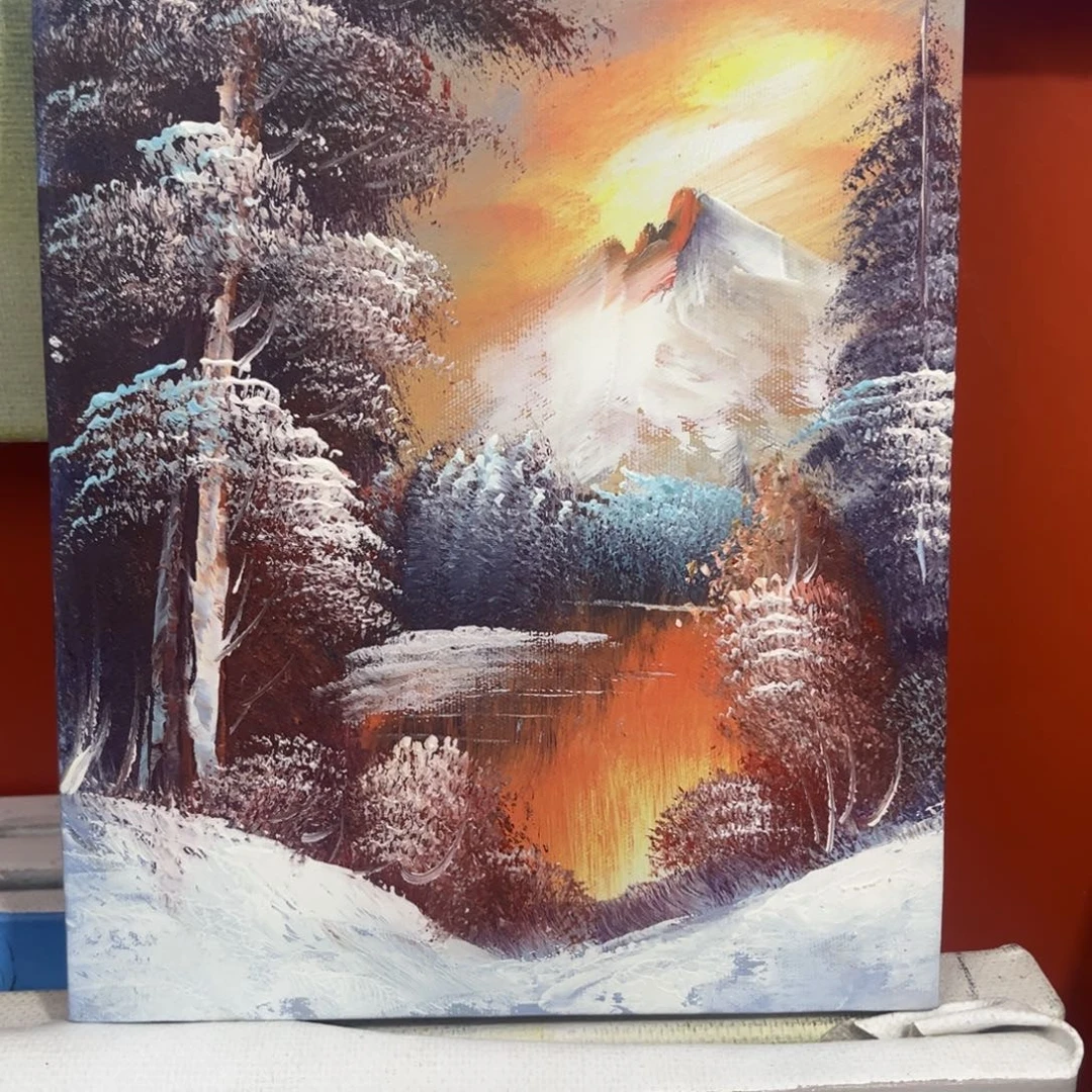 手工手绘精品油画内框20➕25尺寸