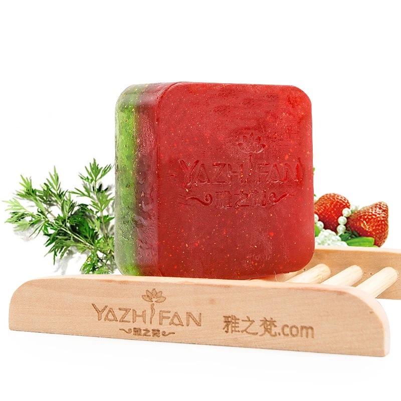 雅之梵草莓艾草双层控油保湿浴香弹性增强