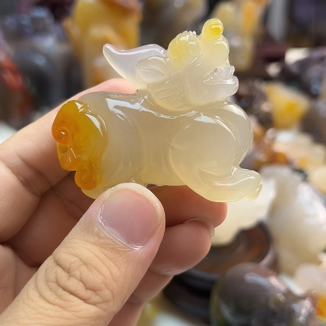 玛瑙/玉髓合金颈饰