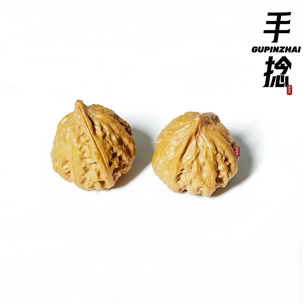 GUPINZHAI·文玩核桃手捻精品秋子天然原生态野生精选粗筋八愣手串