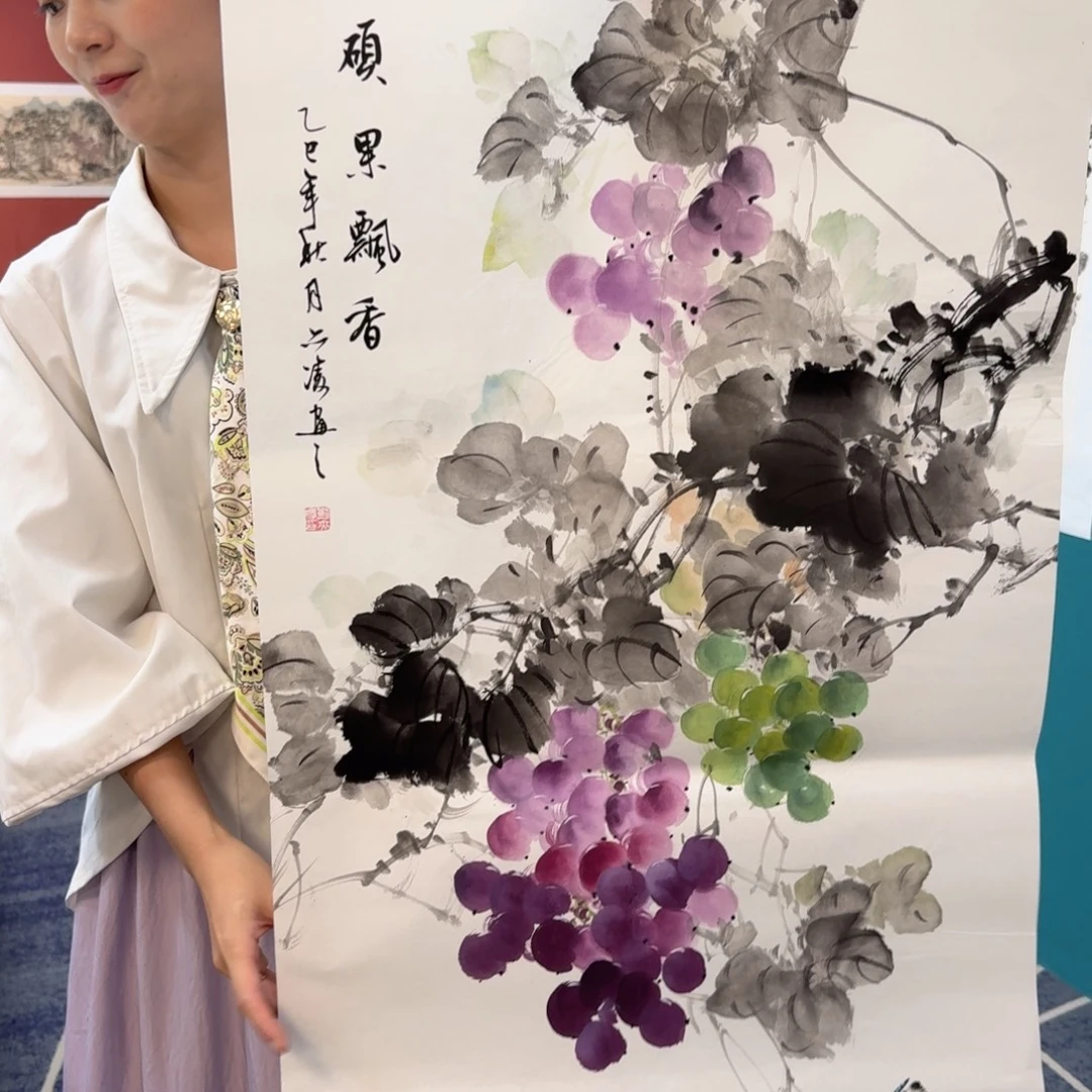 国画国画作品山水花鸟