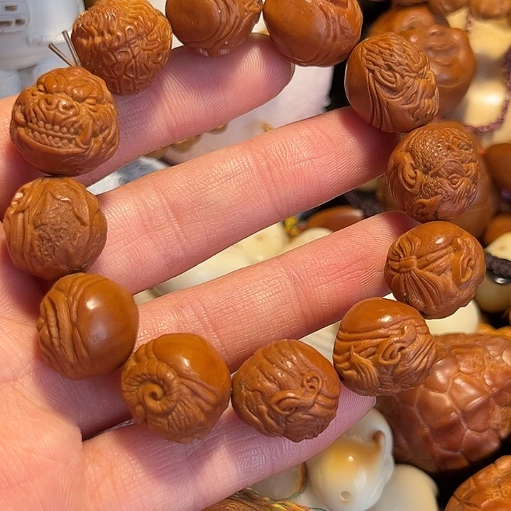 手串/手链橄榄核十二生肖恶僧