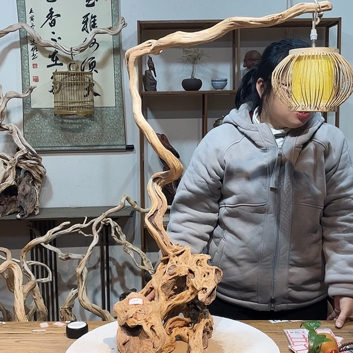 木杜鹃根根艺摆件