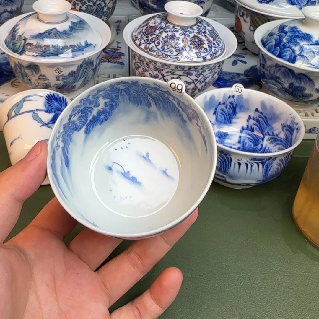 彦祖纯手工手绘茶具99