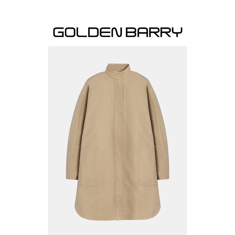 GOLDENBARRY|110038连身袖立领风衣