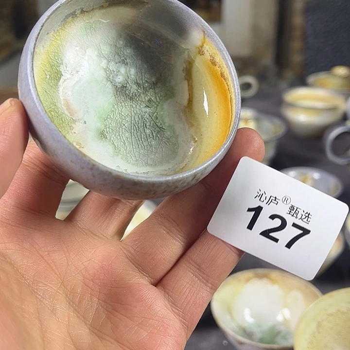 沁庐柴窑古法柴烧全手工茶具