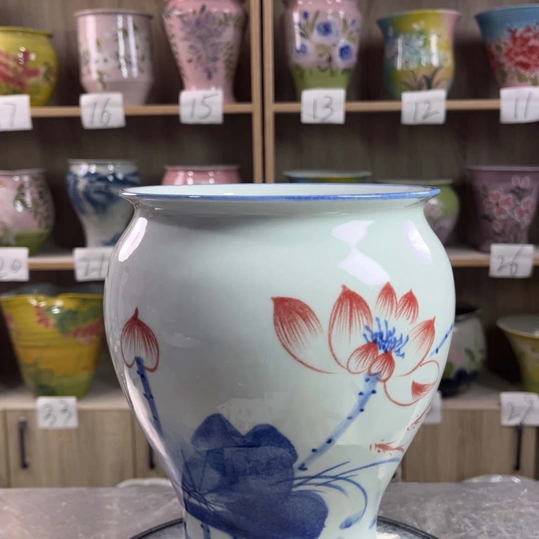 景德镇陶瓷花盆花盆