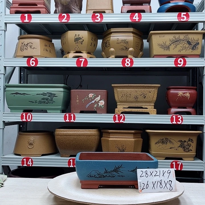 紫砂花盆紫砂花盆