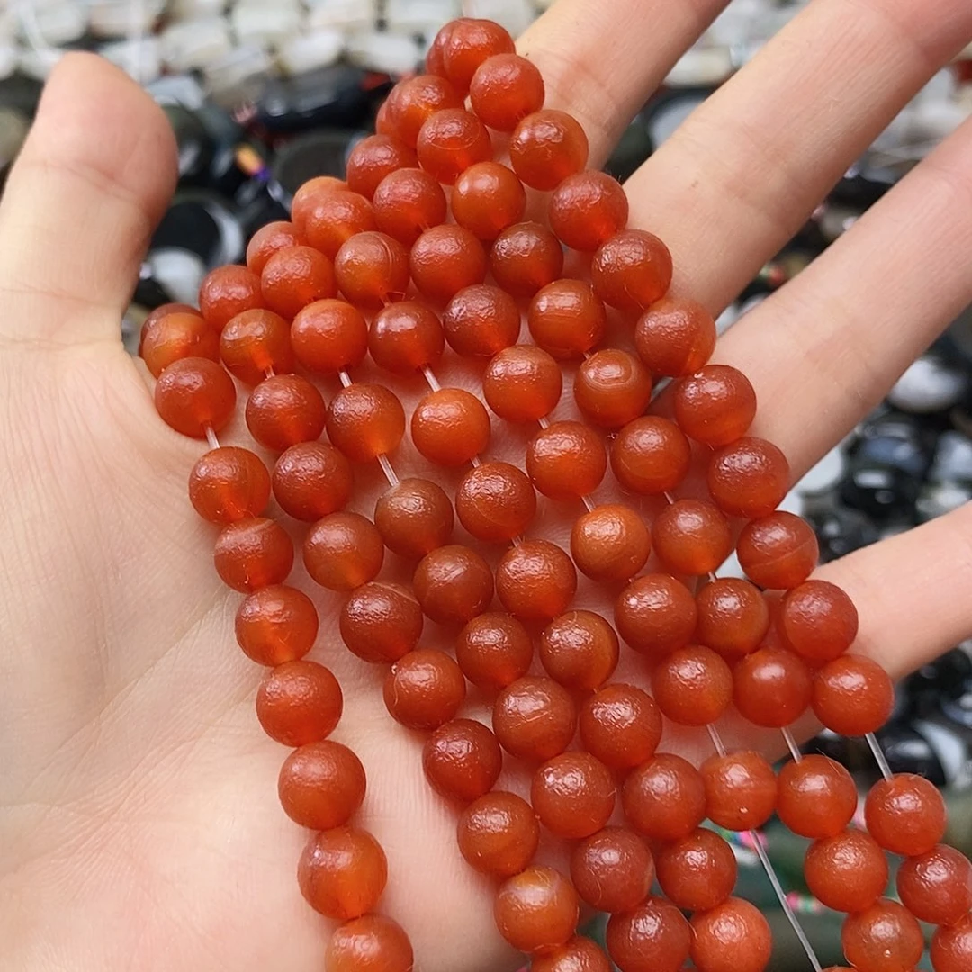 玛瑙/玉髓未镶嵌珠宝半成品卡八橘皮玛瑙一条