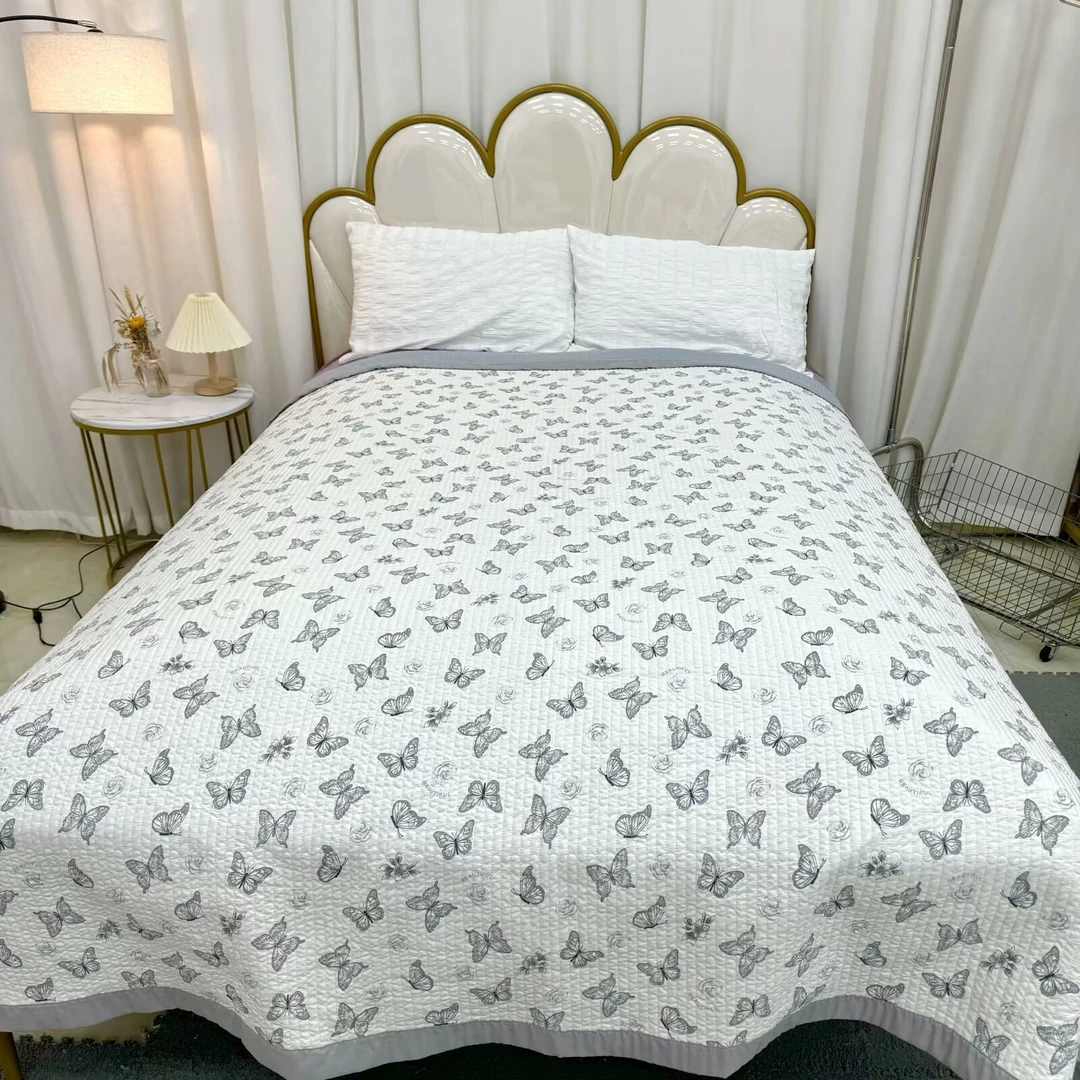 【蝴蝶纷飞】200*230秋冬四季多功能加厚床盖