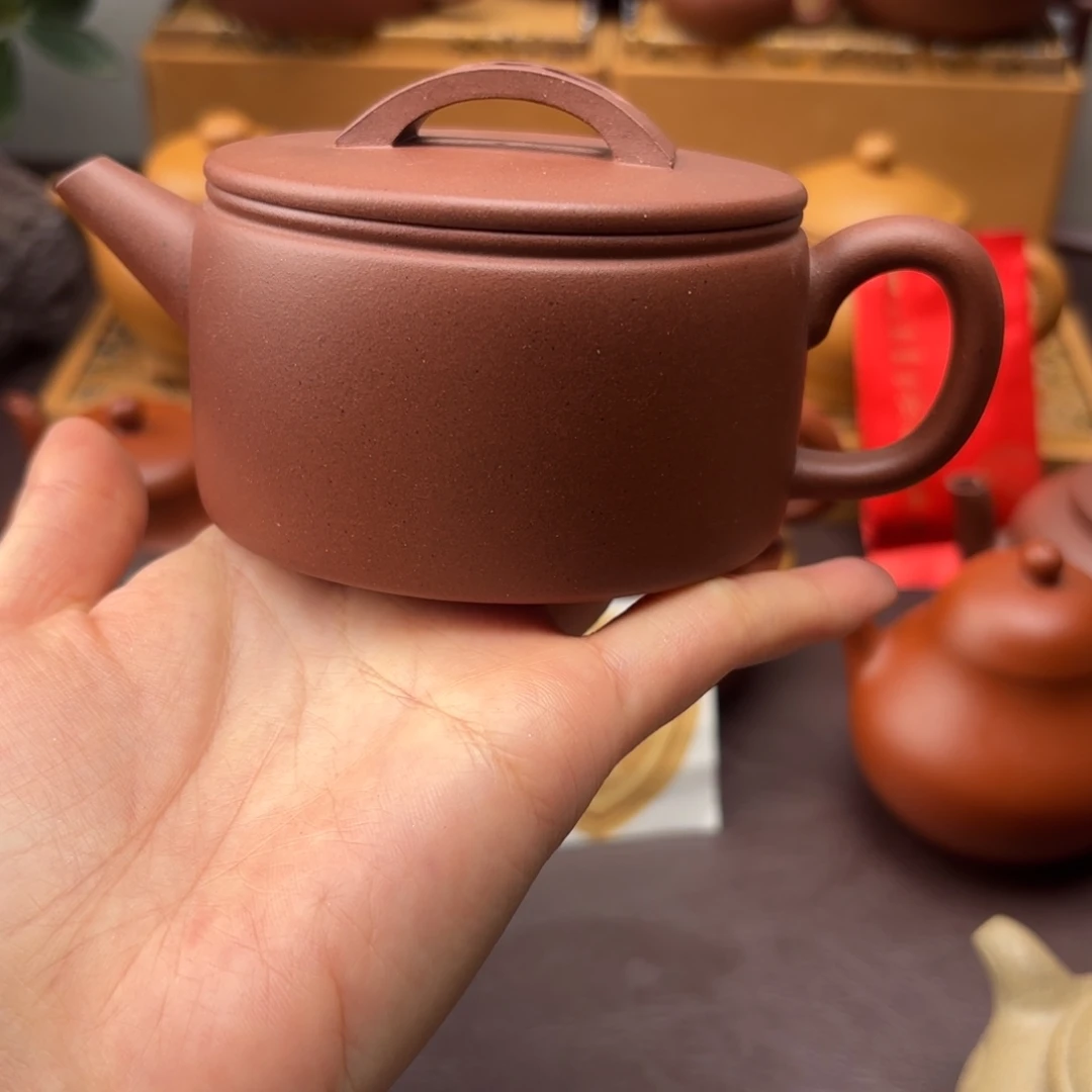 冷***冰紫砂茶壶特练紫泥 汗瓦 200