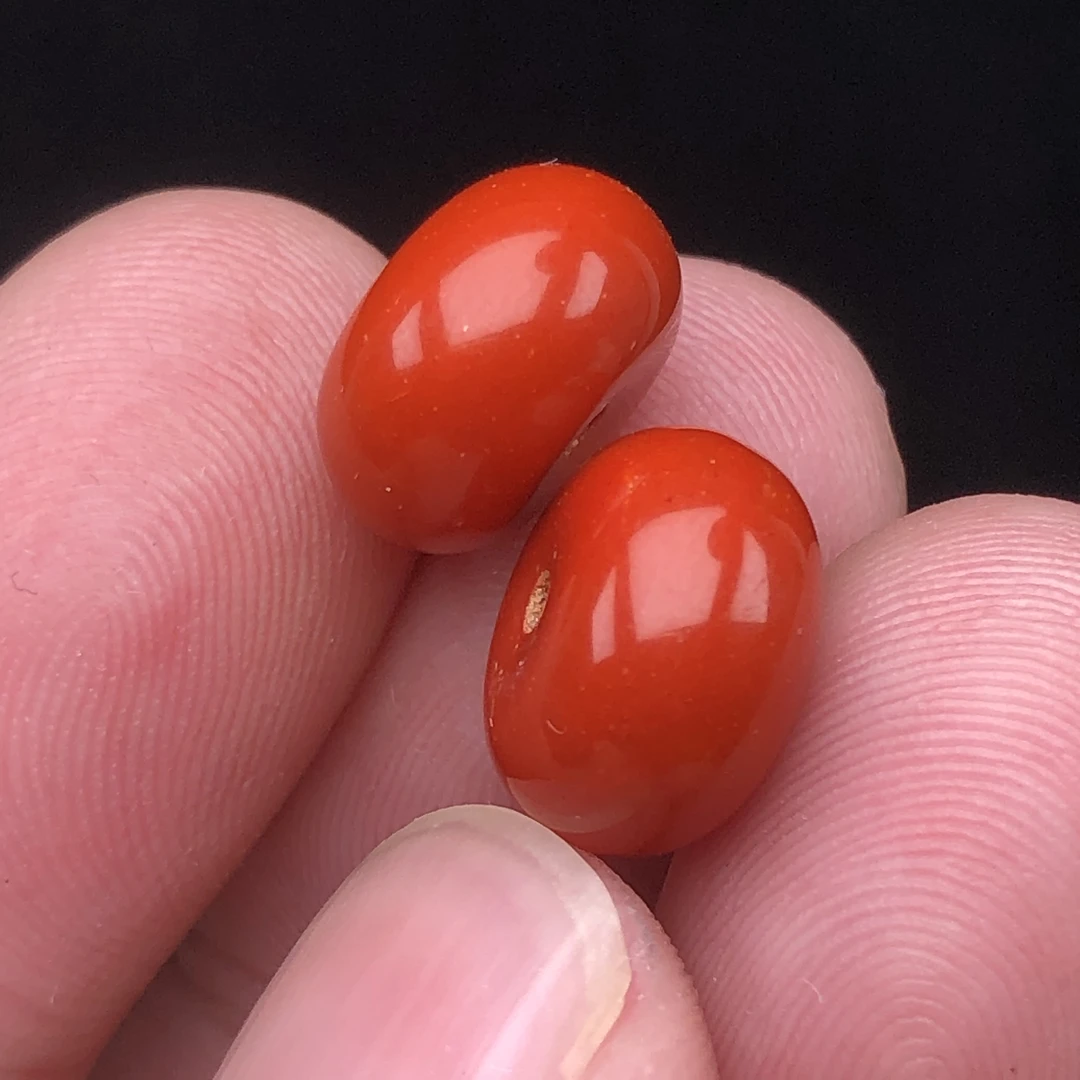 129满色满肉算盘珠12mm两个一组直播选购
