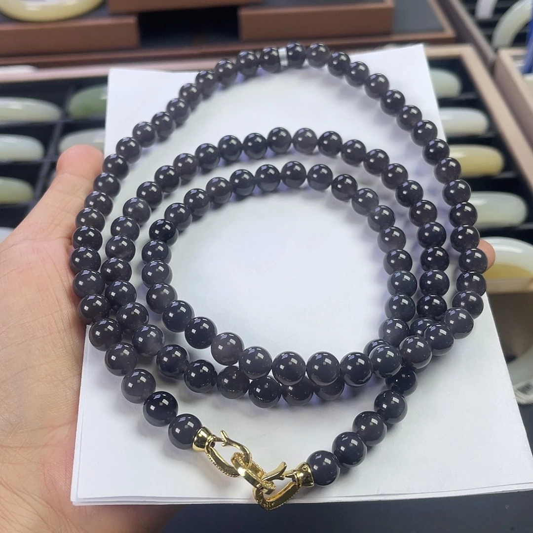 大***和田玉未镶嵌项链