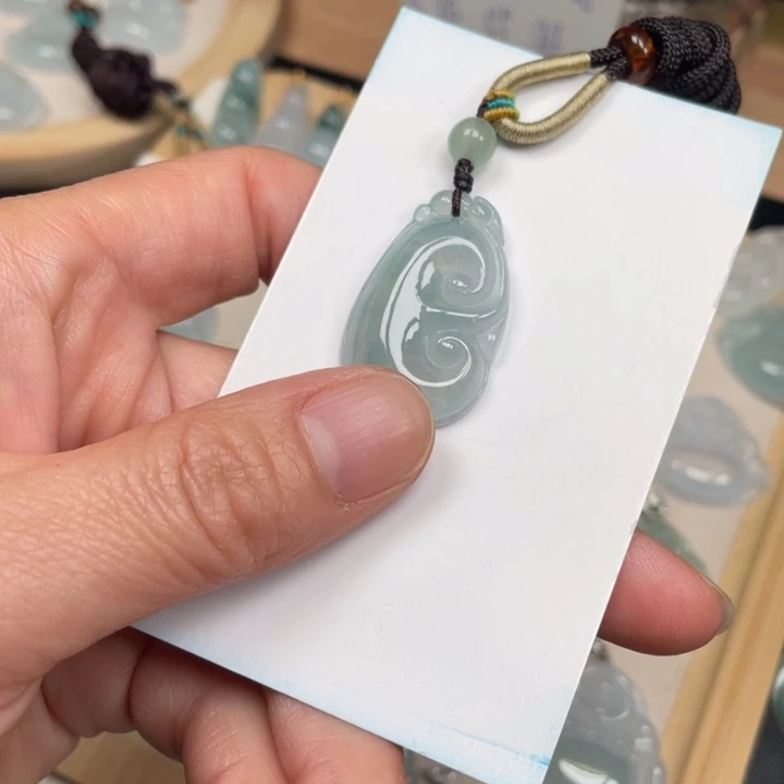 翡翠未镶嵌吊坠(不含链)翡翠