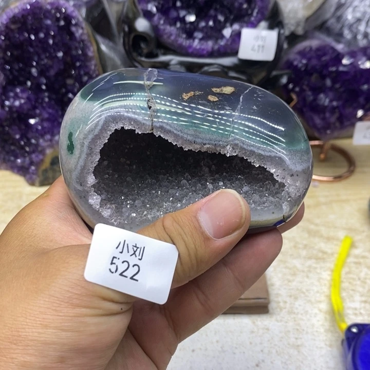 西***兔未镶嵌紫晶大型摆件（非配饰）