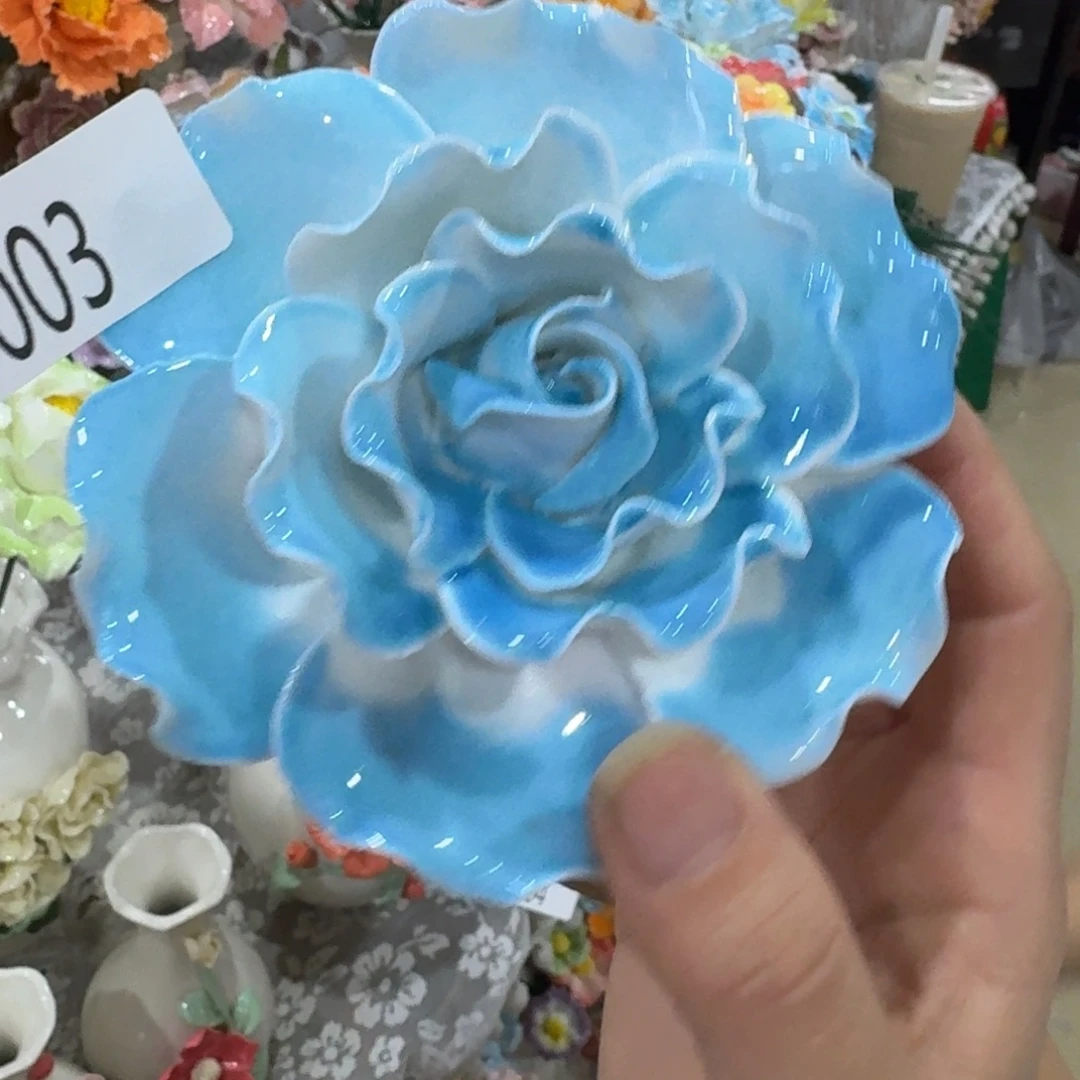 呆***布瑕疵1103 陶瓷花满20元发货，请勿随意退款