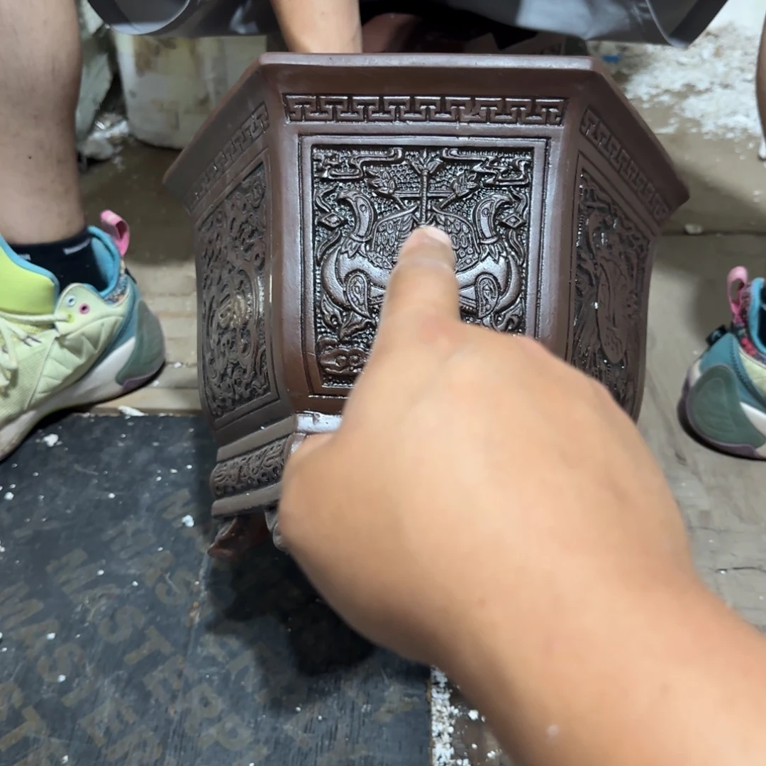 紫砂花盆口径26.22口径