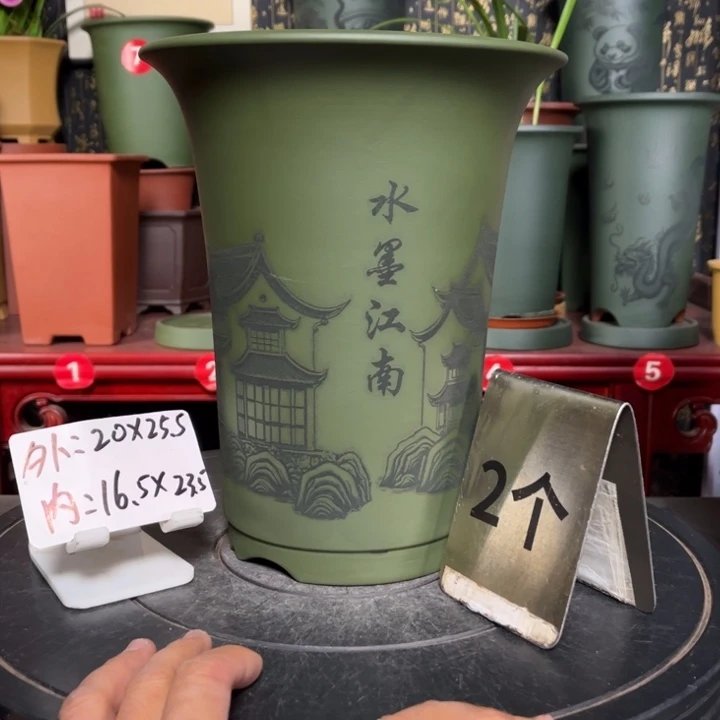 紫砂花盆紫砂花盆