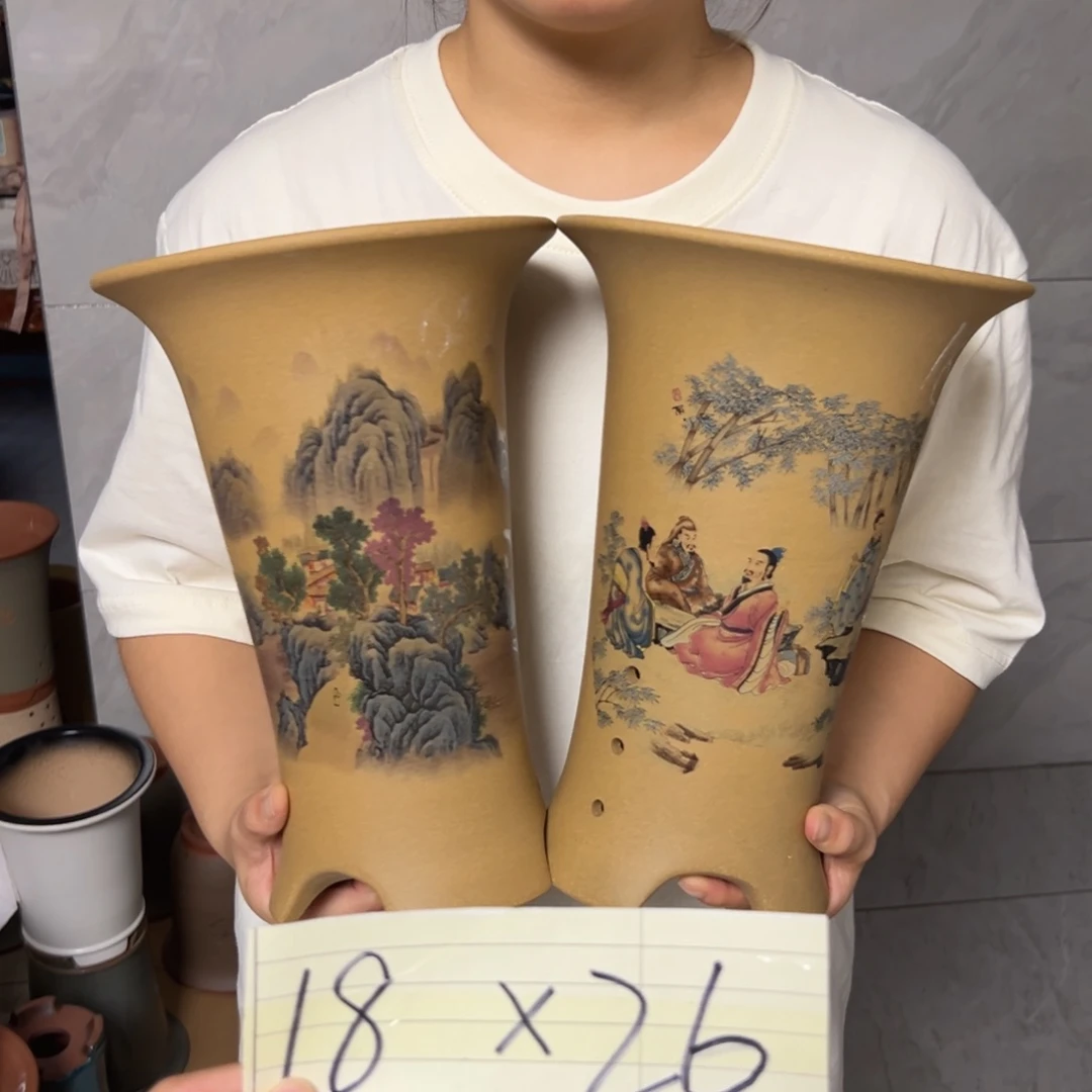 宜兴川阁紫砂花盆