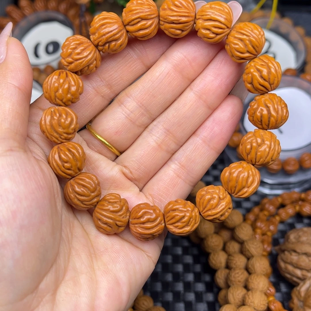 手串桃核金蝉单圈