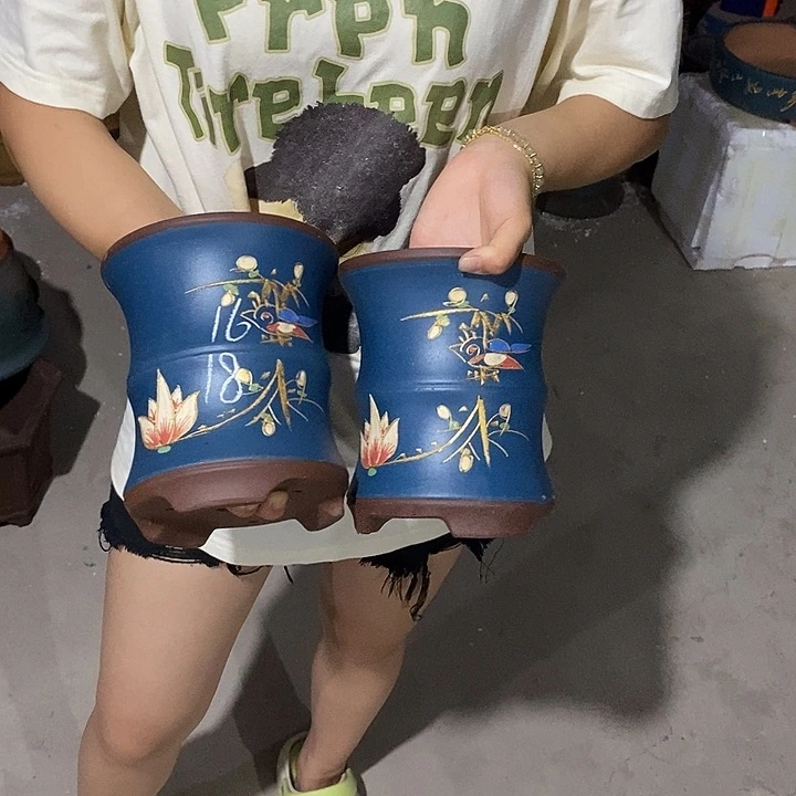 紫砂花盆紫砂花盆