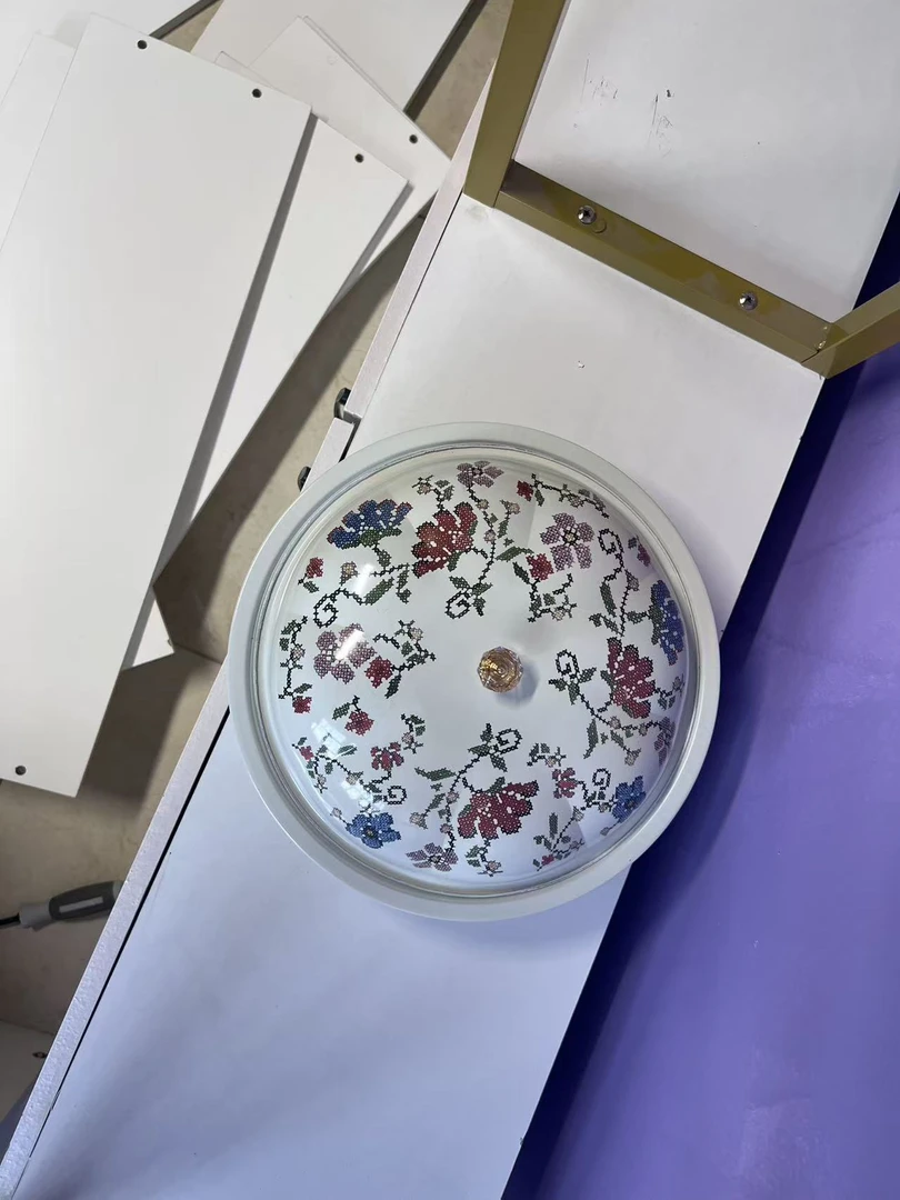 民族风防霉收纳不粘防漏盆和面盆森系巴达木花纹（小型）