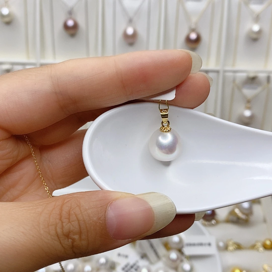 淡水珍珠未镶嵌吊坠(赠链)