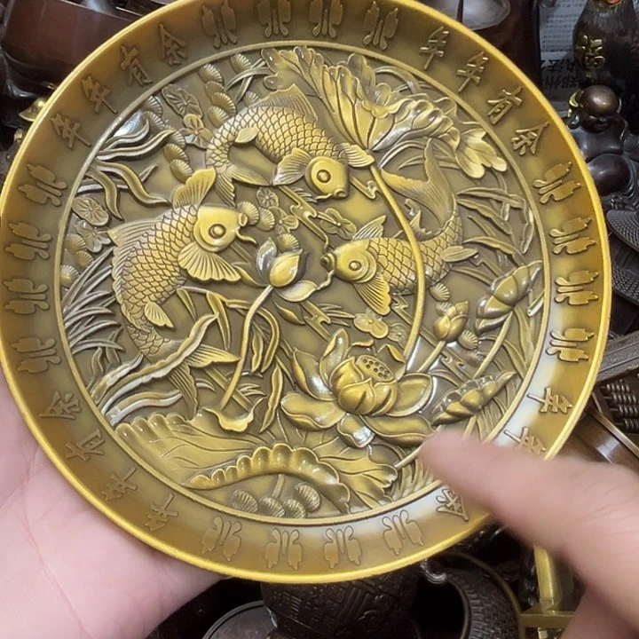 顺顺利利，铜器摆件