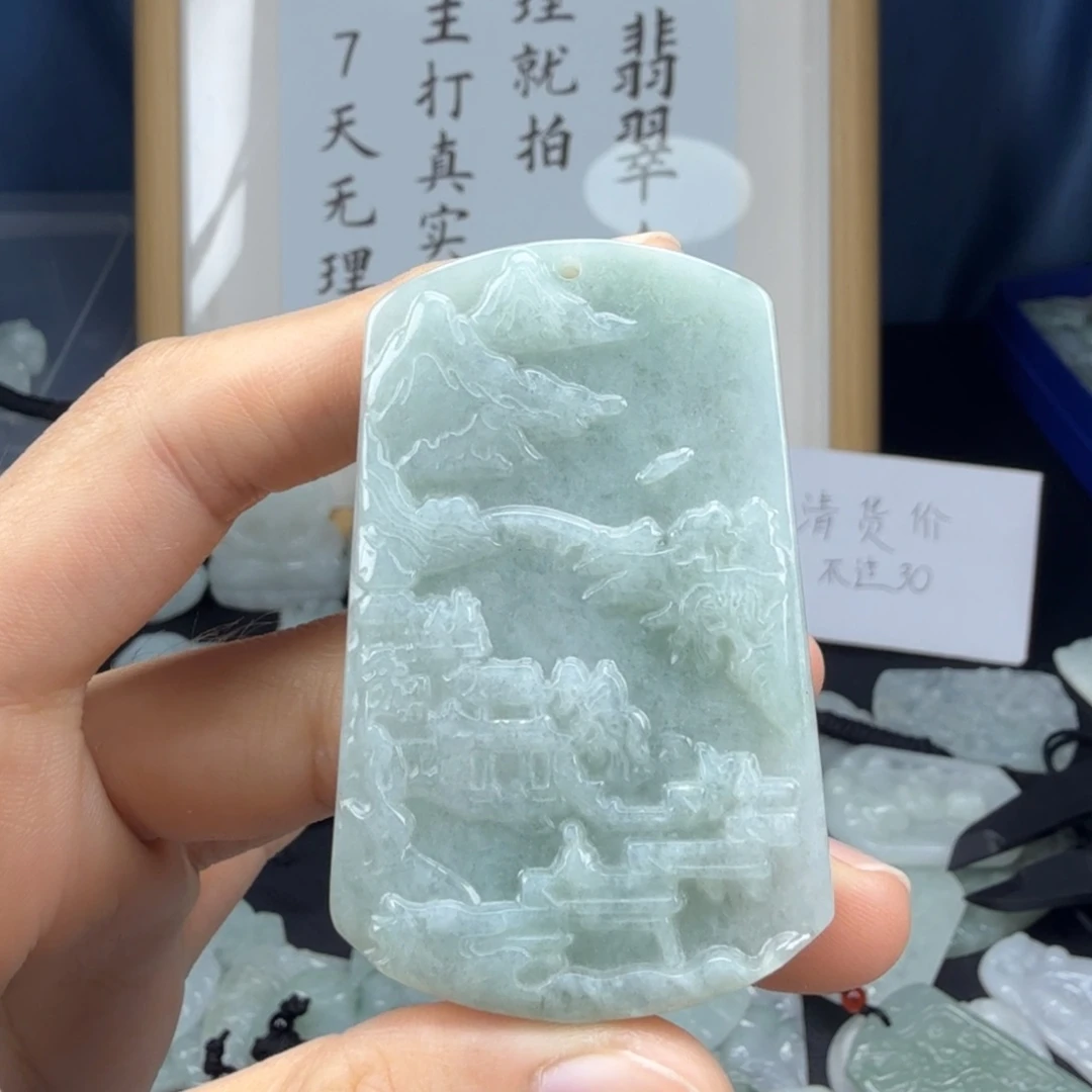 翡翠未镶嵌颈饰翡翠