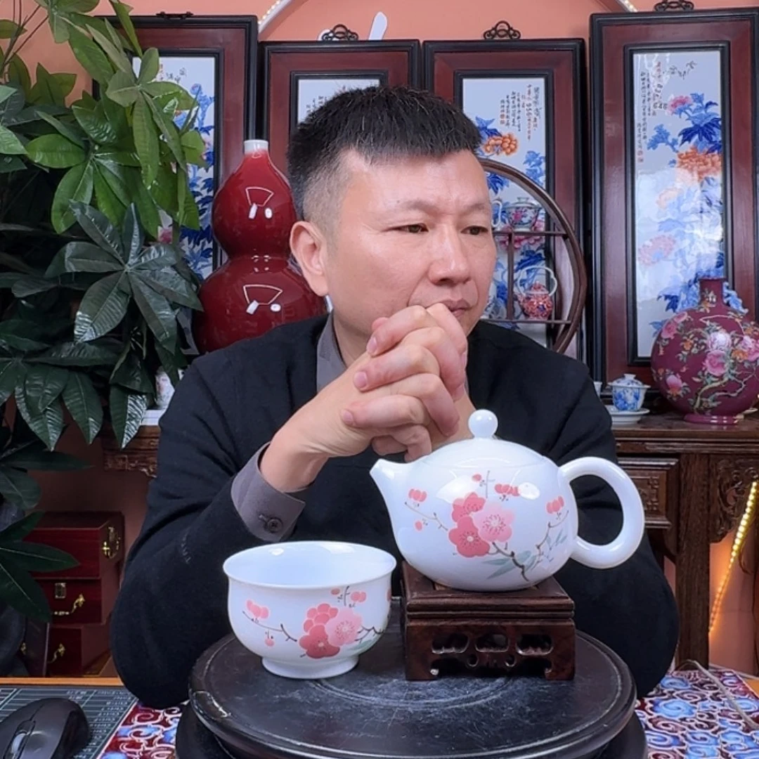 其他景德镇陶瓷手工手绘壶➕杯子套组
