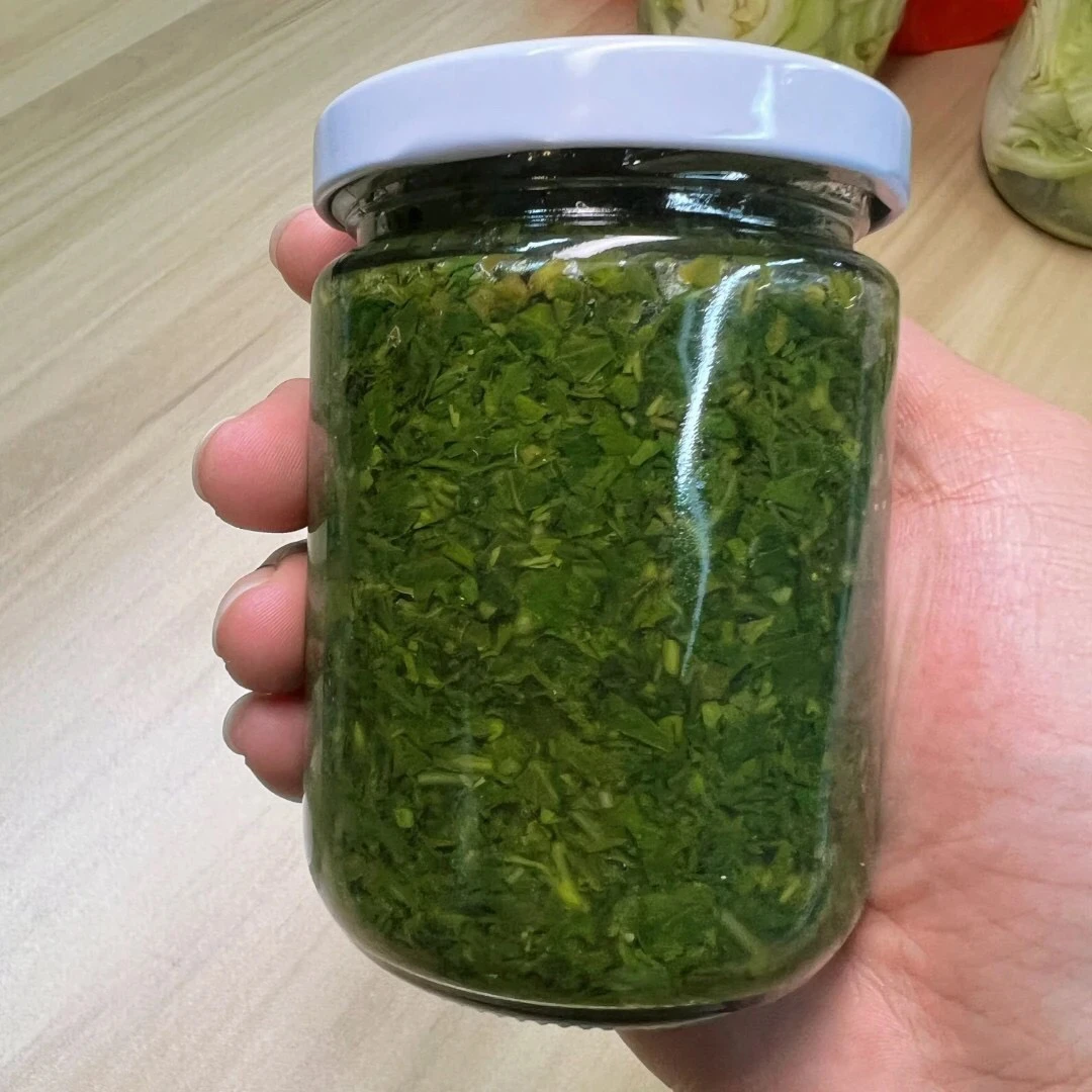 新鲜正宗潮汕特产 手工九层塔 金不换 薄荷盐 杂咸配粥配饭佳品