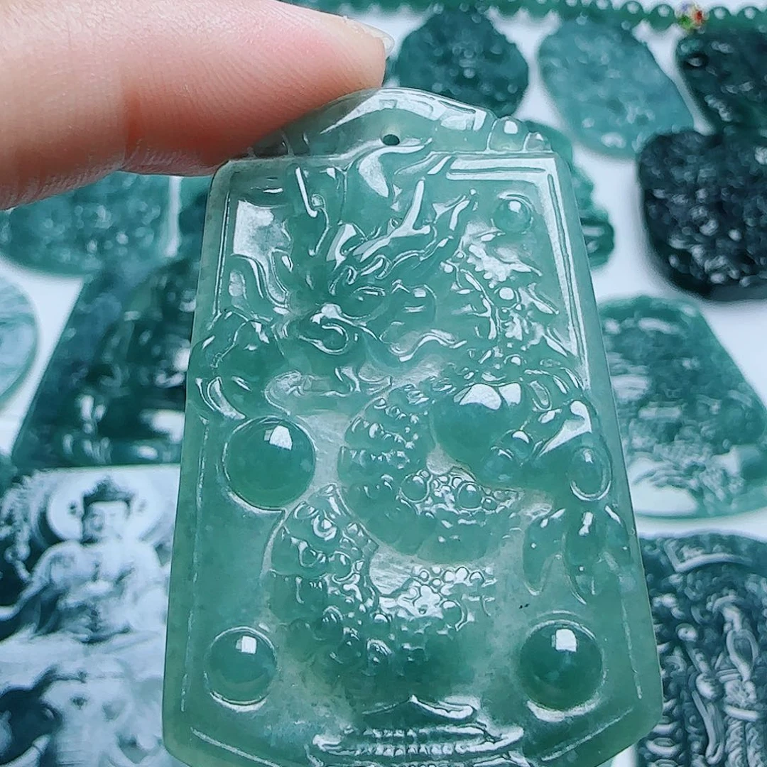 翡翠未镶嵌毛衣链8888