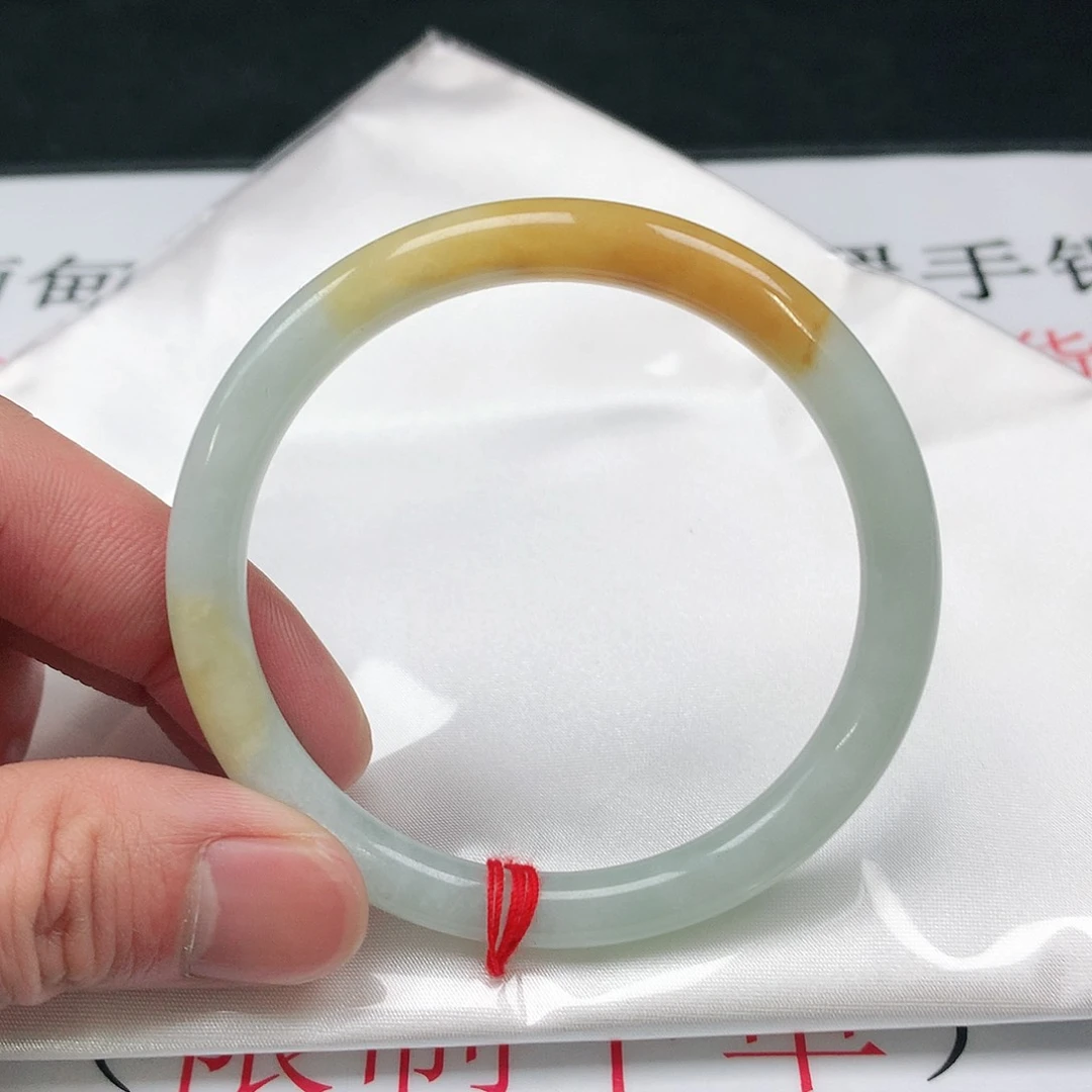翡翠手镯未镶嵌圈54
