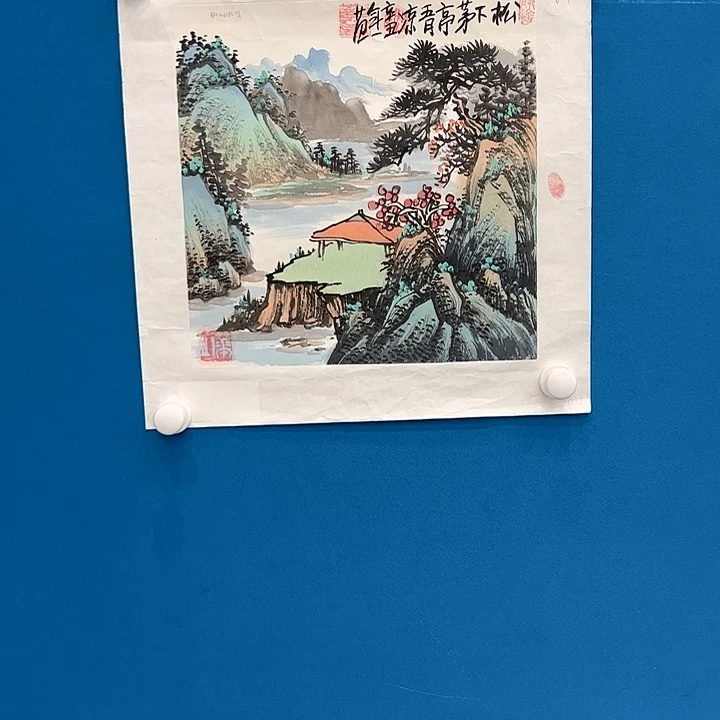国画姜国华雅昌白书原作！
