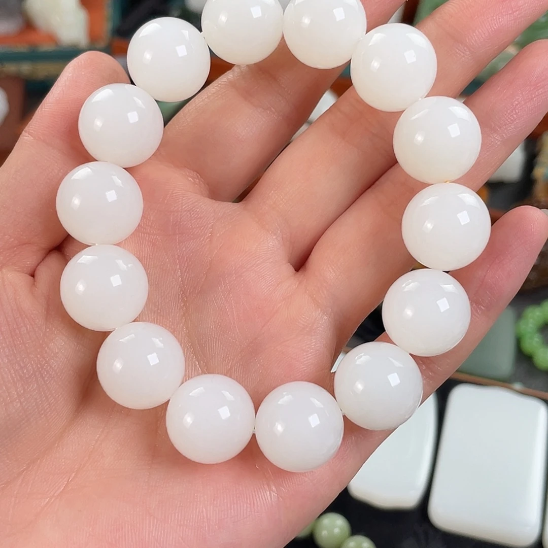 和田玉未镶嵌手链