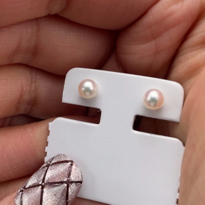 海水珍珠耳饰18K金镶嵌