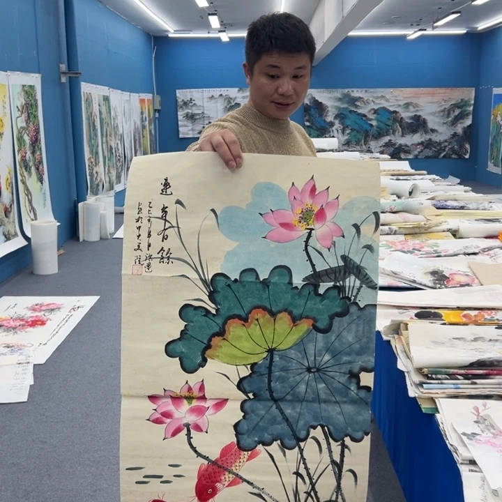 国画宣纸纯手绘字画