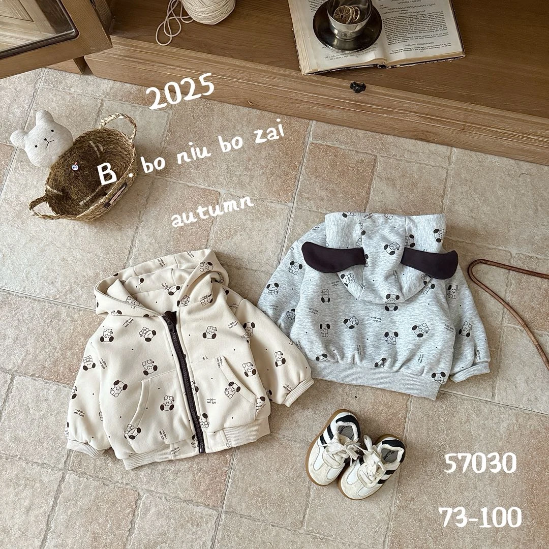 波妞波仔-【57030】夹棉加厚针织外套