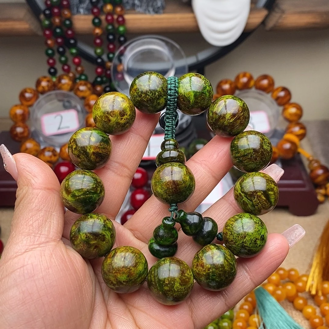 ༺***༻松木（琥珀木）手串/手链1.8